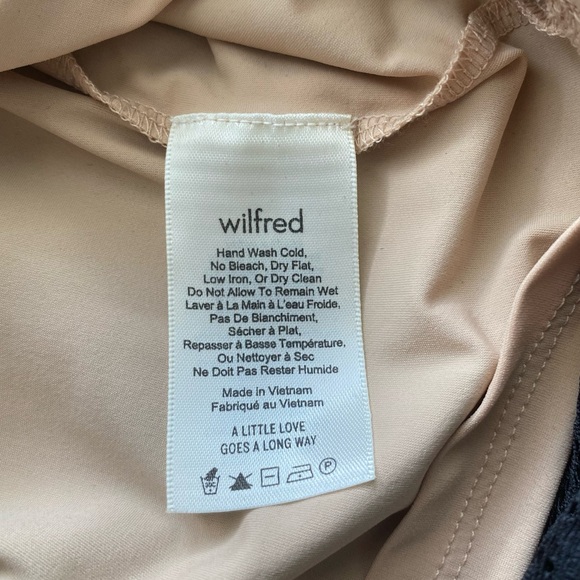 Aritzia Wilfred Janvry Black Lace Dress NWT Size 0 - Picture 10 of 11